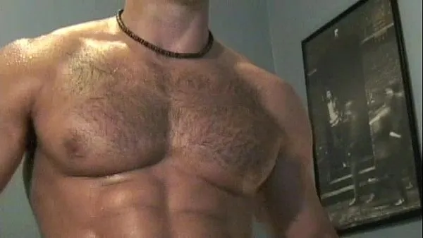 Friske hairy chested Muscle God needs worship nye klipp