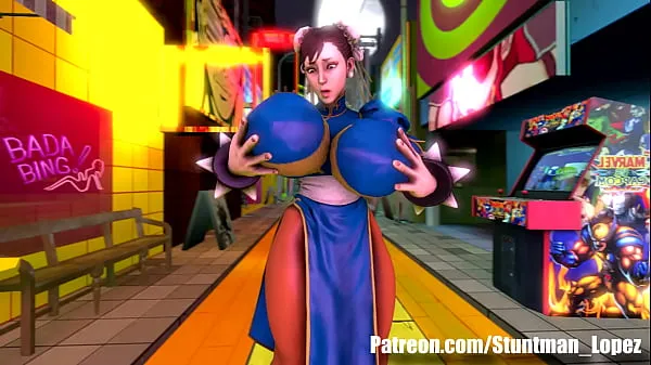 Fresh Chun-Li Breast Expansion new Clips