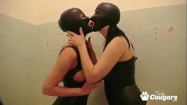 Two Latex Sluts Play With Each Other Klip baharu baharu