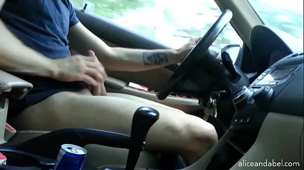 مقاطع جديدة Jerking Off While Driving