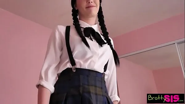 Świeże Bratty step Sis - Quick Ride On Brother's Huge Cock Before Class S5:E1 nowe klipy
