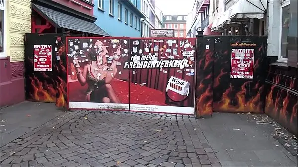 Quartier rouge de Hambourg en Allemagne nouveaux clips