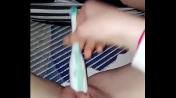 全新Vibrating Toothbrush Masturbating - More at全新可拍