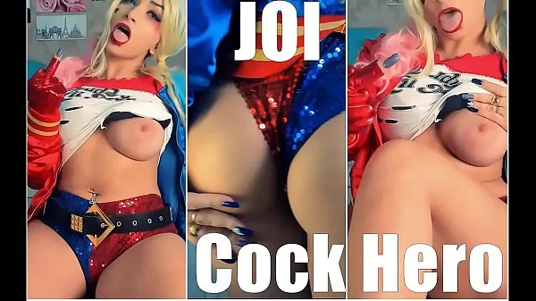 Nuovi SEXY HARLEY QUINN JOI BIG BOOBS CAZZO EROE, Sborra sulle tettenuovi clip