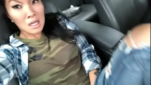 Asa Akira masturbating in a car nouveaux clips