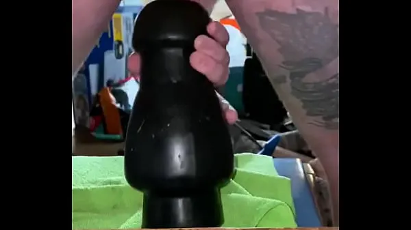 مقاطع جديدة Huge anal plug