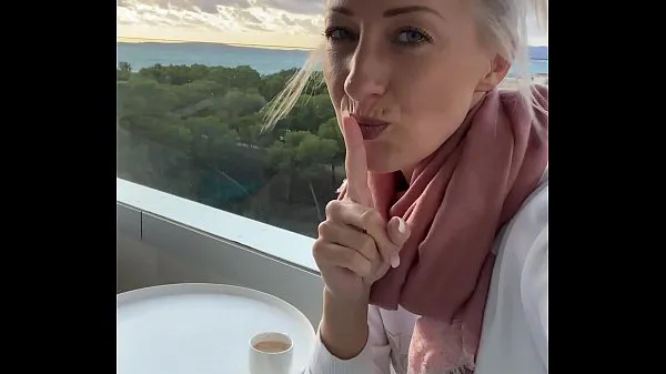 Fresh I fingered myself to orgasm on a public hotel balcony in Mallorca new Clips