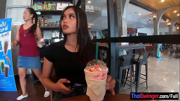 Nuovi Appuntamento al caffè Starbucks con una splendida ragazza asiatica dal culo grossonuovi clip