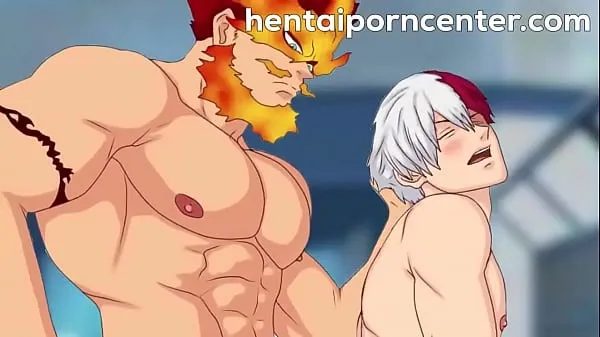 Frische Todoroki mag es, wenn sein Vater ihn jeden Abend als Training fickt neue Clips