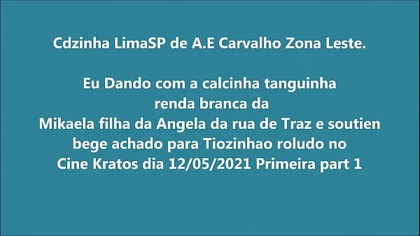 Eu cdzinha primeira calcinha branca que peguei do guarda roupa da Mikaela Klip baru yang segar