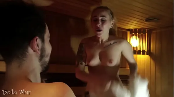 Fresh Curvy hottie fucking a stranger in a public sauna new Clips
