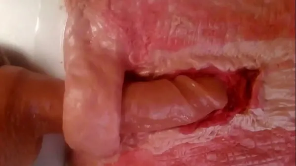 Fresh Stop-motion film showing how your arse takes a huge dildo and what is really going on inside you as it thrusts and pushes deep into you with extreme close up cross section ending in gushes of rich creamy cum new Clips