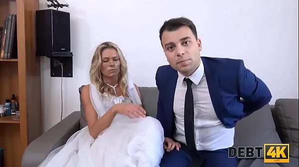 Fresh DEBT4k. Brazen guy fucks another mans bride as the only way to delay debt new Clips