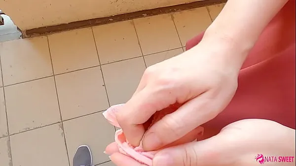Fresh Sexy neighbor in public place wanted to get my cum on her panties. Risky handjob and blowjob - Active by Nata Sweet new Clips