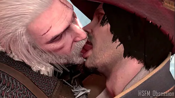 Frisse FULL: Gay Game Characters Kiss with Tongue [Obbi-mation nieuwe clips