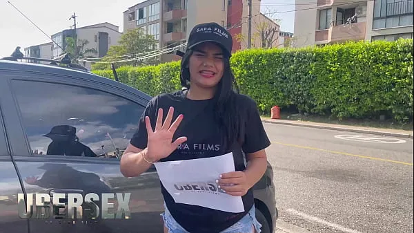 Frisse Uber Sex in Bucaramanga, Mia Montielth sucks and fucks her first client - Sara Films nieuwe clips