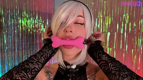 2B Gag Bondage Tentáculo Foda novos clipes