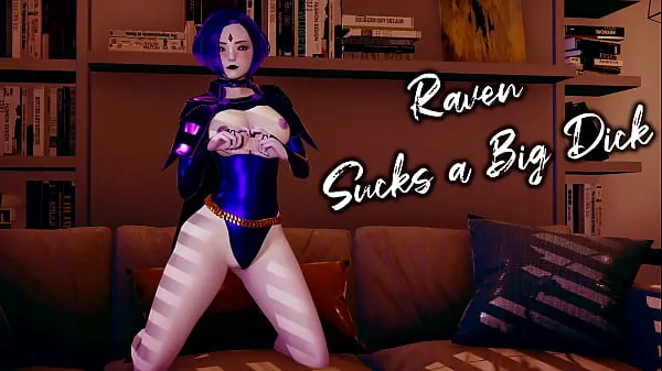 Raven sucks a big dick l 3d uncensored hentai Clip mới