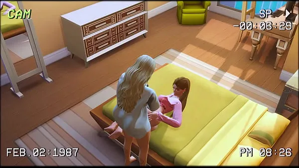 HIDDEN CAMERA FAMILY TABOO: PERVERTED STEPMOTHER SEDUCED STEPDAUGHTER AND STEPSON WHILE HUSBAND CUCKOLD ENGAGED IN PERVERTED ANAL SEX WITH FUTANARI MISTRESS (HENTAI SIMS 4 SFM Klip baru yang segar